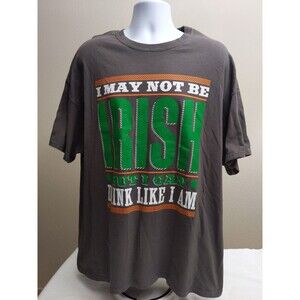 Gildan Shirts Heavy Cotton Tear Away Tee Large Gray